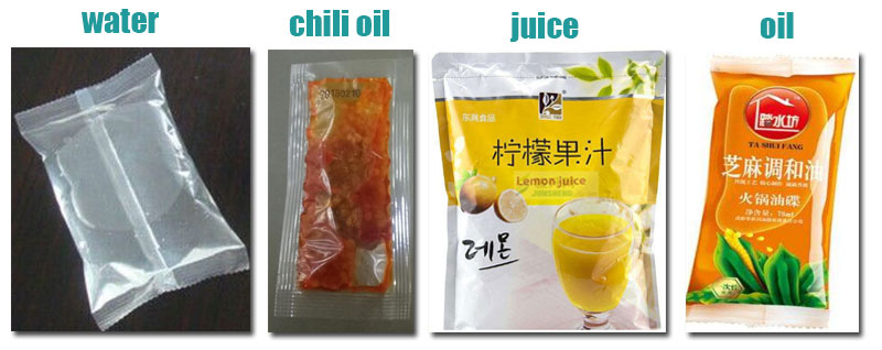 Mustard Oil Pouch Packing Machine Samples