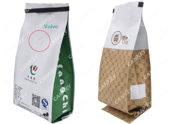 Custom Small Coffee Bags with Valve