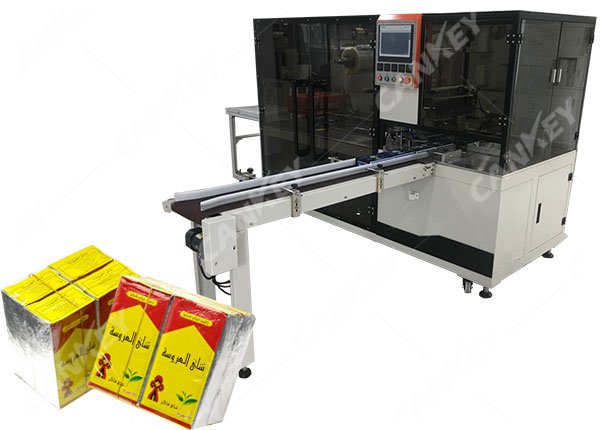 Adjustable Cosmetic Box Cellophane Overwrapping Machine