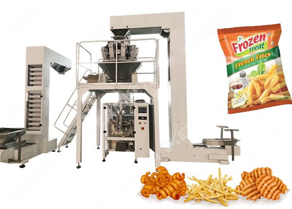 Automatic Nitrogen French Fries Packing Machine for Snacks