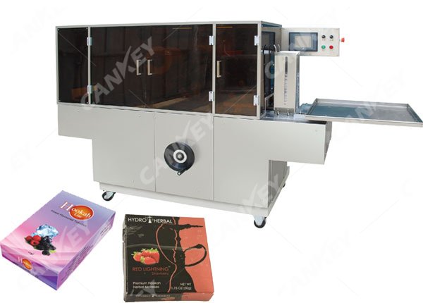 Fully Automatic Tobacco Box Wrapping Machine with Tear Tape