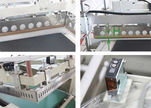 Sealing and shrink packaging machine