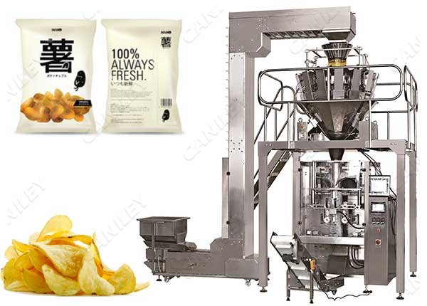 Automatic Potato Chips Packing Machine Multi Head