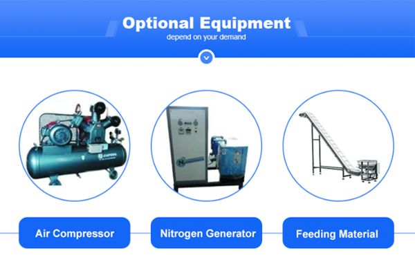 Optional device of oat packing machine