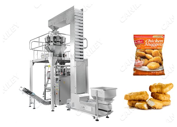 Pillow Bag Chicken Nuggets Packing Machine