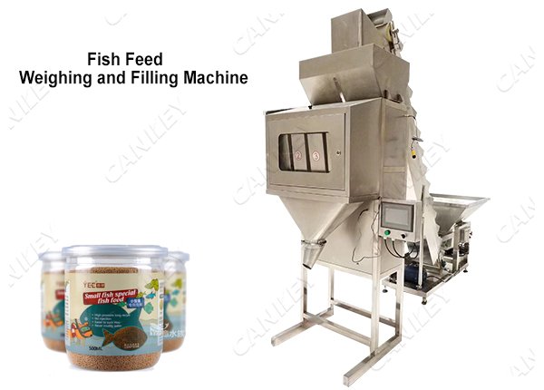 Fish Feed weighing and filling machine