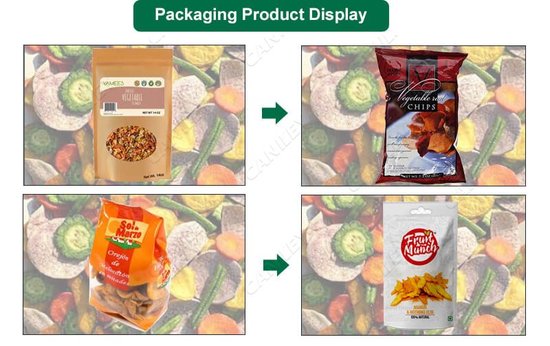 Dried Vegetable Packaging Samples