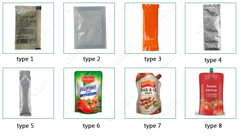 Types of mayonnaise packing