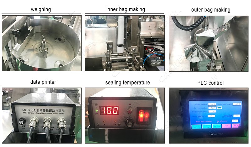 Dip tea bag packing machine factory