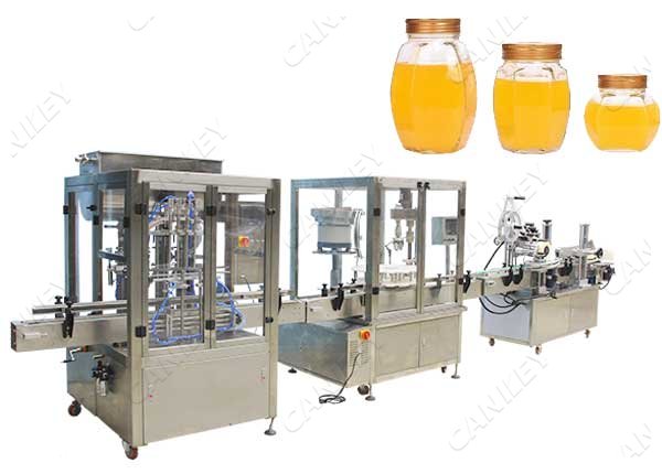 Honey bottling machine